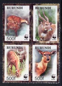 Burundi 774 Mammals MNH VF