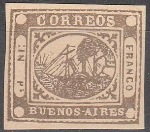 Argentina Buenos Aires #1 CV $500.00  Reprint (SU3915)