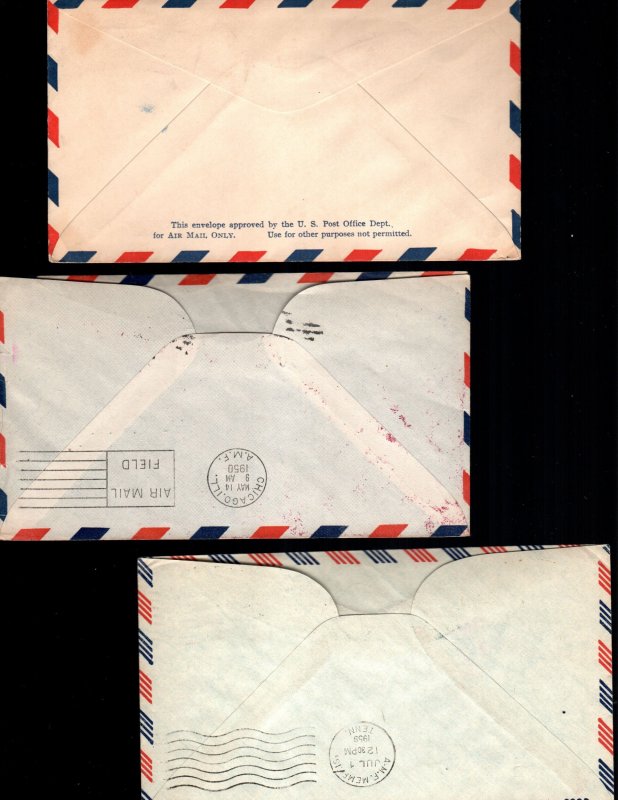 US 3 used first flight covers