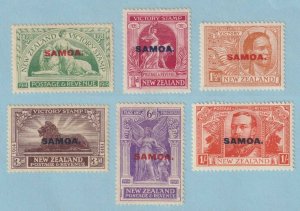 SAMOA 136 - 141 MINT HINGED OG * NO FAULTS EXTRA FINE! - V571