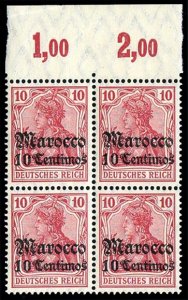 German Colonies, German Offices in Morocco #35 (Mi. 36) Cat€72+, 1906-11 10...