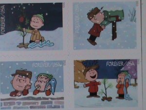 UNITED STATES-2015-SC# 5030b-A CHARLIE BROWN CHRISTMAS-BOOKLET OF 20 MNH VF