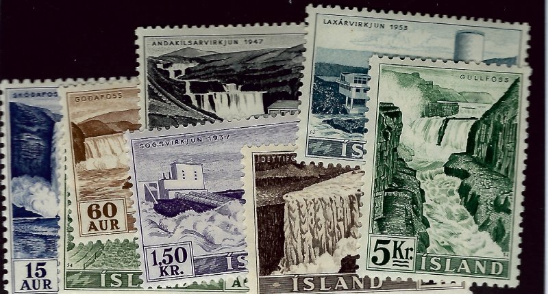 Iceland #289-296 Mint F-VF SCV$60.35...Grab a Deal!