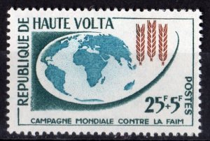 Upper Volta 1963 Sc#B2 FREEDOM FROM HUNGER Single Perforated MNH