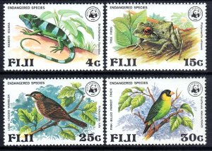 Fiji 1979 Endangered Species - WWF Complete Mint MNH Set SC 397-400 CV $22.50