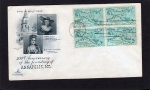 984 Annapolis, FDC blk/4 Art Craft cachet