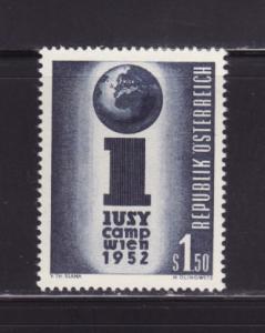 Austria 581 Set MNH Globe (B)