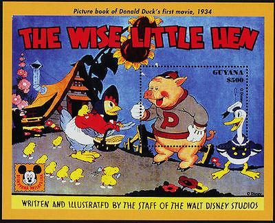 Guyana 2777 MNH Disney, The wise little hen