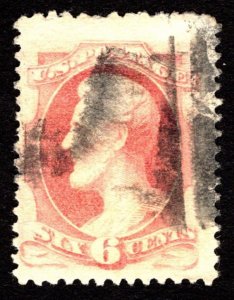 1879, US 6c, Lincoln, Used, Sc 186