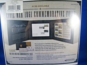 UNITED STATES - CIVIL WAR 1861 & 1862 COMMEMORATIVE FOLIOS     MNH      (brig)