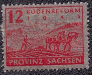 Germany DDR Russian Occupation  Saxony - 13N16 1946 MH