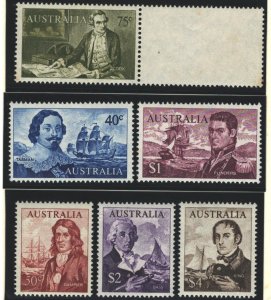 Australia Sc#412-417 MNH