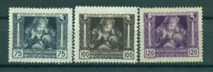 Czechoslovakia sc# B124-129 (3) mh cat value $1.50