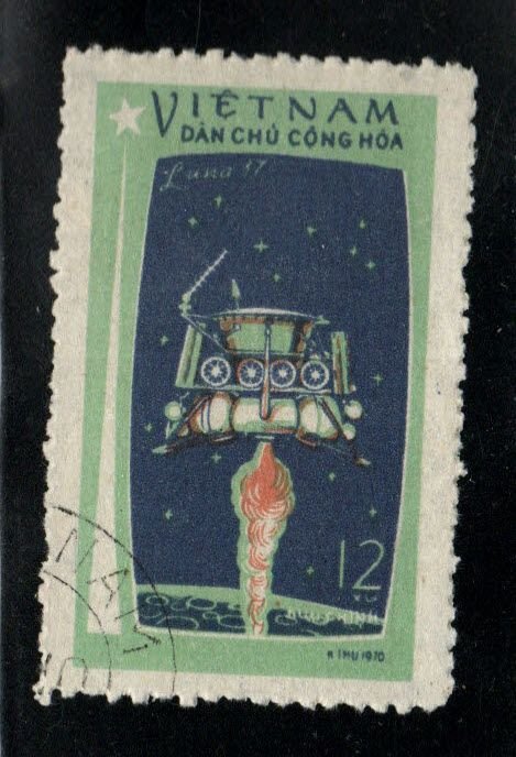 North Viet Nam Scott 641 Landing of Luna stamp