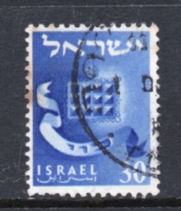 Israel  Scott # 107 used single