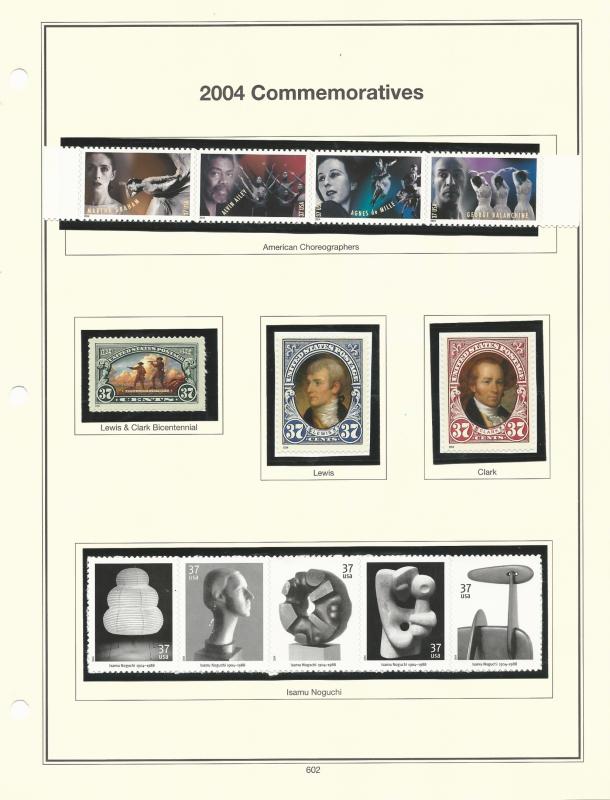 US Commemoratives 2004