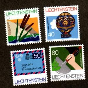 Liechtenstein # 762-765 Mint!