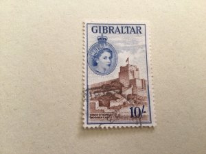 Gibraltar 1953 Ten Shilling used stamp A11126