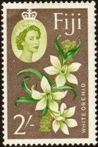 Fiji 184 - Mint-H - 2sh White Orchids (1962) (cv $16.30)