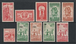 New Zealand a small MNH lot of early health stamps