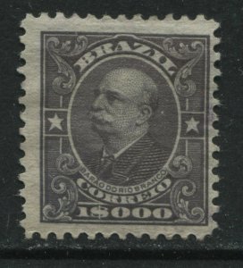 Brazil 1916 1000 reis gray mint o.g. hinged