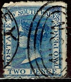 Australian States - New South Wales 1882; Sc. # 62f; Used Single Stamp