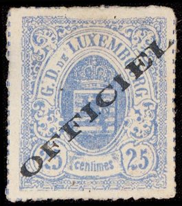 LUXEMBOURG OFFICIALS O7  Mint (ID # 112727)