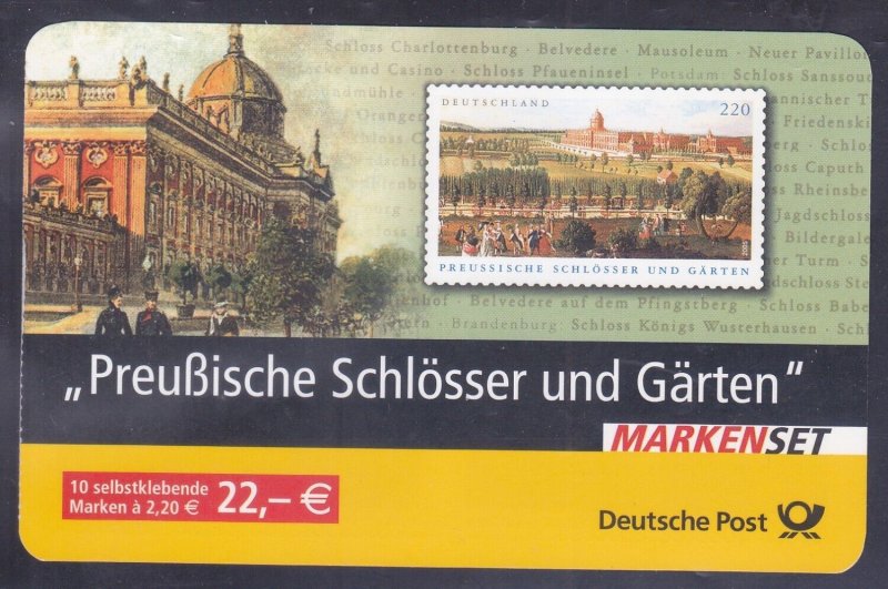 Germany 2347Ab MNH 2005 Prussian Castles and Gardens Self-Adhesive Booklet $60.