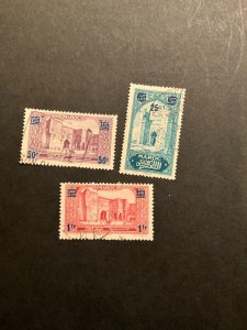 Stamps French Morocco Scott# 121-3 used