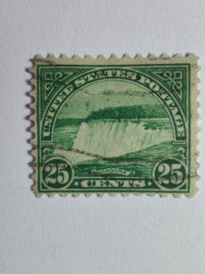 SCOTT #699 USED SINGLE TWENTY FIVE CENT NIAGRA FALLS