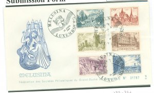 Luxembourg 389-394 1963 Milenary of the City of Luxembourg (set of six)