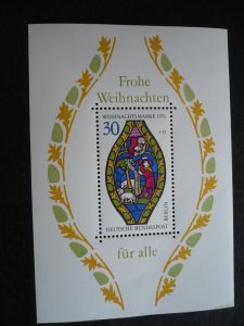 Stamps - Germany - Scott#9NB132 - Mint Never Hinged Souvenir Sheet