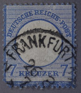 Germany #24 Frankfurt Postmark 26 8 7? Very Good Color