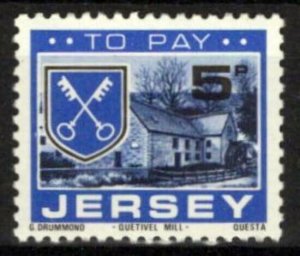 Jersey J25 MNH Postage Due Stamps St. Peter & Quetivel Mill ZAYIX 0524S0078