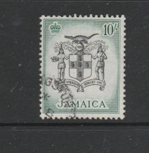 Jamaica 1956/8 10/- FU SG 173