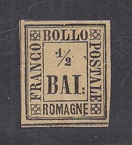 ITALY-  ROMAGNA  SC# 1  REPRINT  FVF/MOG 1859