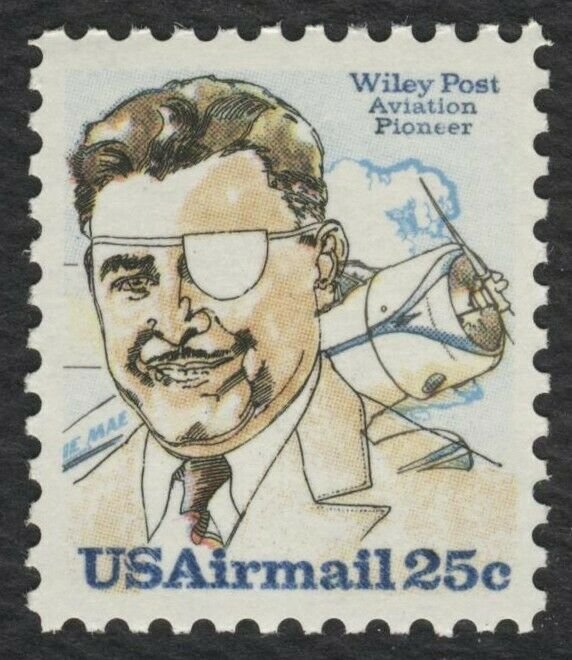 #C95 & C96 25c Wiley Post, Singles, Mint **ANY 4=FREE SHIPPING**