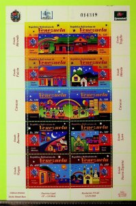 VENEZUELA Sc 1633 NH MINISHEET OF 2004 - COMMUNITIES - (AO23)