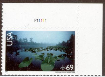 US sc#C142 2007 69c Okeefenokee Swamp Pl#single MNH FV$0.69