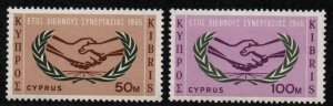 Cyprus # 260 - 261 MNH