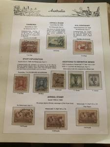 Australia Collection from 1927 to 1978 Used Cat. Value $575