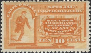 US Scott #E3 Mint Light Hinge VF 1893 10 Cent Special Delivery Stamp