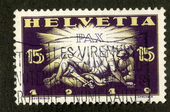 SWITZERLAND 192 USED SCV $4.00 BIN $1.75 PAX