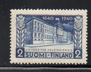 Finland Sc 220 1940 300th Anniversary University of Helsinki stamp mint NH