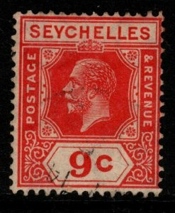 SEYCHELLES SG106 1927 9c RED USED