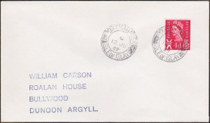 GB SCOTLAND 1969 cover PORTNAHAVEN / ISLE OF ISLAY cds.....................a9001