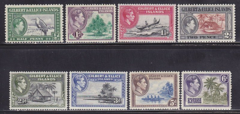 Gilbert & Ellis Is Scott # 40-51 VF lightly hinged set scv $ 36 ! see pic !