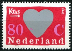 Netherlands Sc#955a MNH, 80c multi, Scratch Stamps (1997)