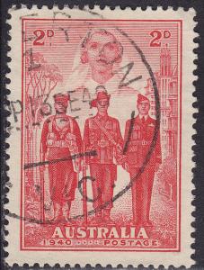 Australia 185 USED 1940 Nurse,Sailor,Soldier & Aviator 2p