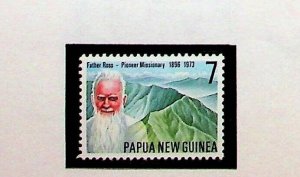 Papua New Guinea Sc 441 MNH SET of 1976 - W.Ross American Missionary
